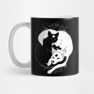 ying yang cat Mug